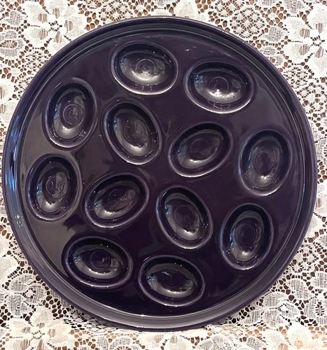 Fiesta Round Egg Serving Platter 11 1/4" HLC Fiestaware