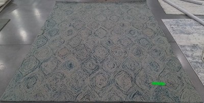 IVORY / SEA BLUE 8'-0'' x 10'-0'' Cut on Rug, Reduced Price 1172783772 IKT631A-8
