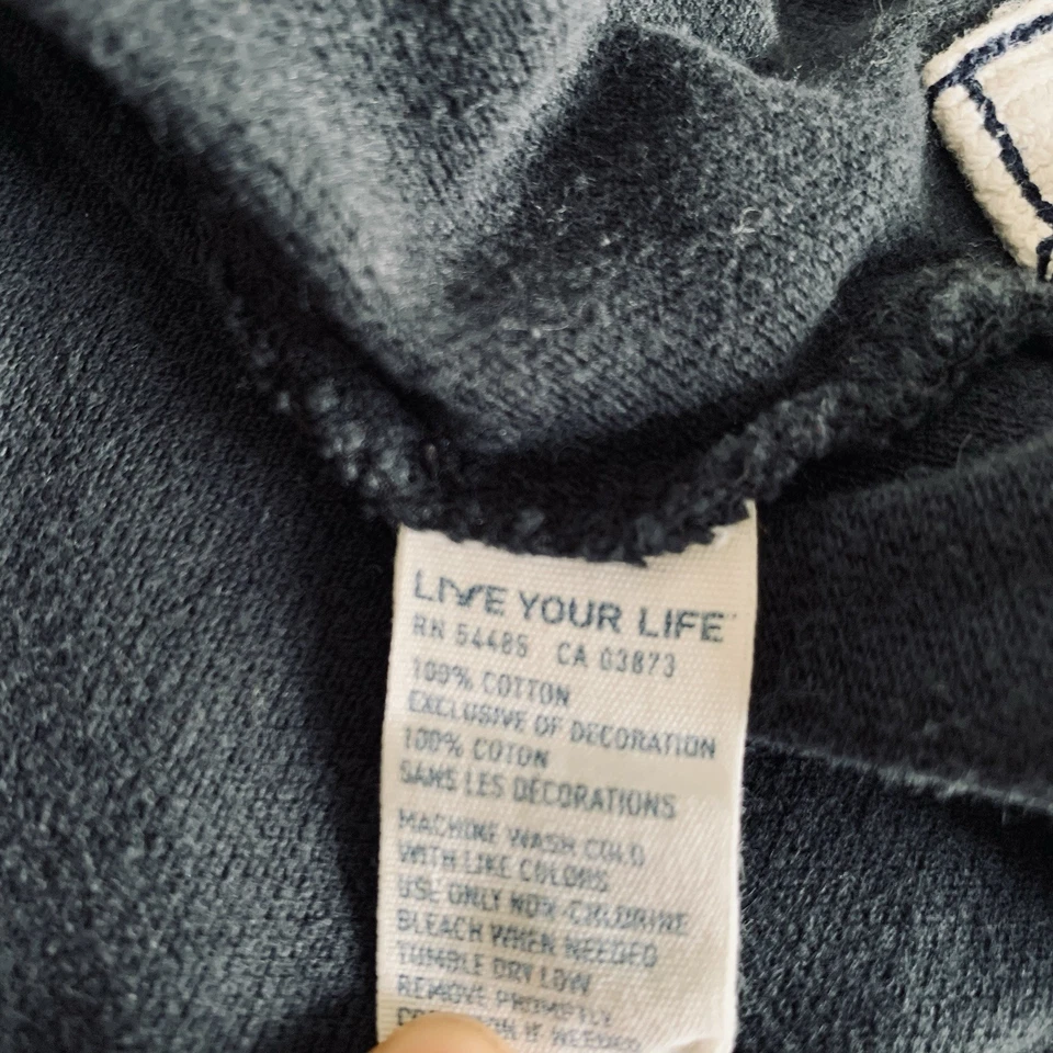 Camisa Polo American Eagle Hombres L Negra Calce Vintage Manga Corta Informal Top Escuela Foto 4 de 4