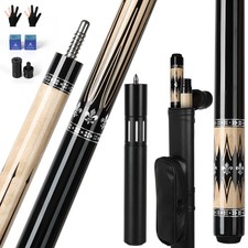 AKLOT Pool Cues 58inch Billiard Sticks with 20 oz, 20oz  Extension Cue