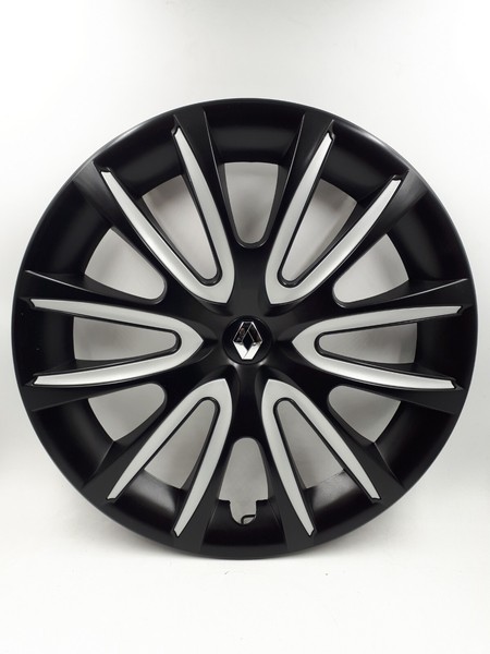 Set de 4 Tapacubos Originales de Renault Dacia de 16" Nadi bicolor negro y gris