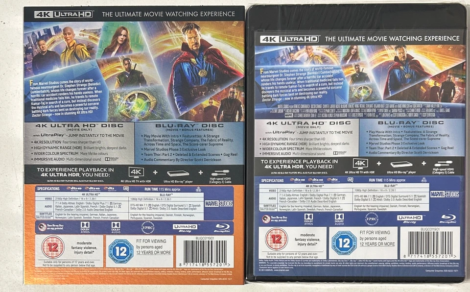 Marvel Studios  - Doctor Strange [4k Ultra-HD] - New Sealed - Image 2 of 2