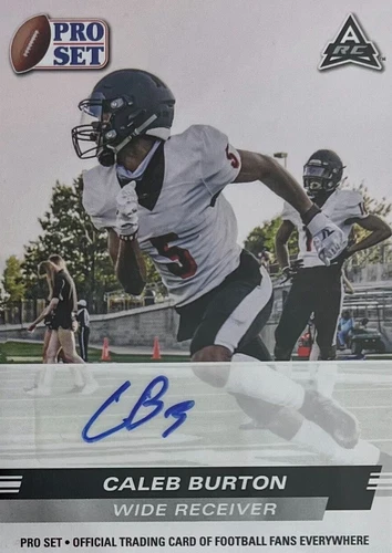 2022 Leaf Pro Set Draft Caleb Burton #PSA-CB1