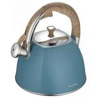 3L FlöTenkessel Wasserkessel Mit Pfeife Induktion Edelstahl Klausberg KB-7499