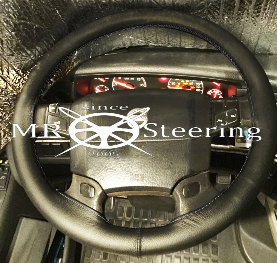 CUBIERTA DE VOLANTE DE CUERO NEGRO REAL PARA INFINITI G20(P10) 90-93 - Imagen 3 de 4