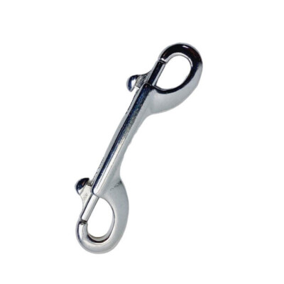 Marine Grade 316 Stainless Steel Double Ended Bolt Snap Hook, 3.5'' Long 