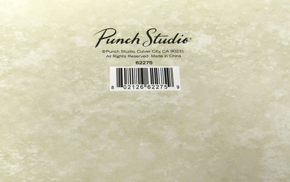 2 Punch Studio Fluted Round Christmas Boxes Golden Glow Tree Scallop Box 52275 - Image 4 of 4