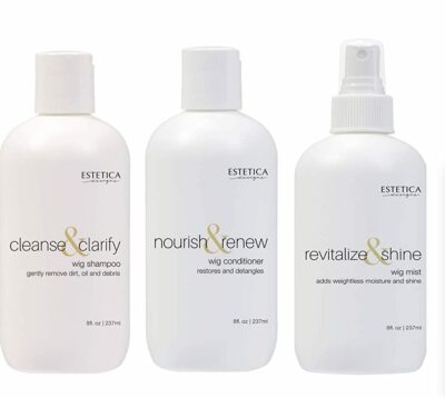Estetica Designs Cleanse Wig Shampoo & Norish & Renew Conditioner & Wig Shine