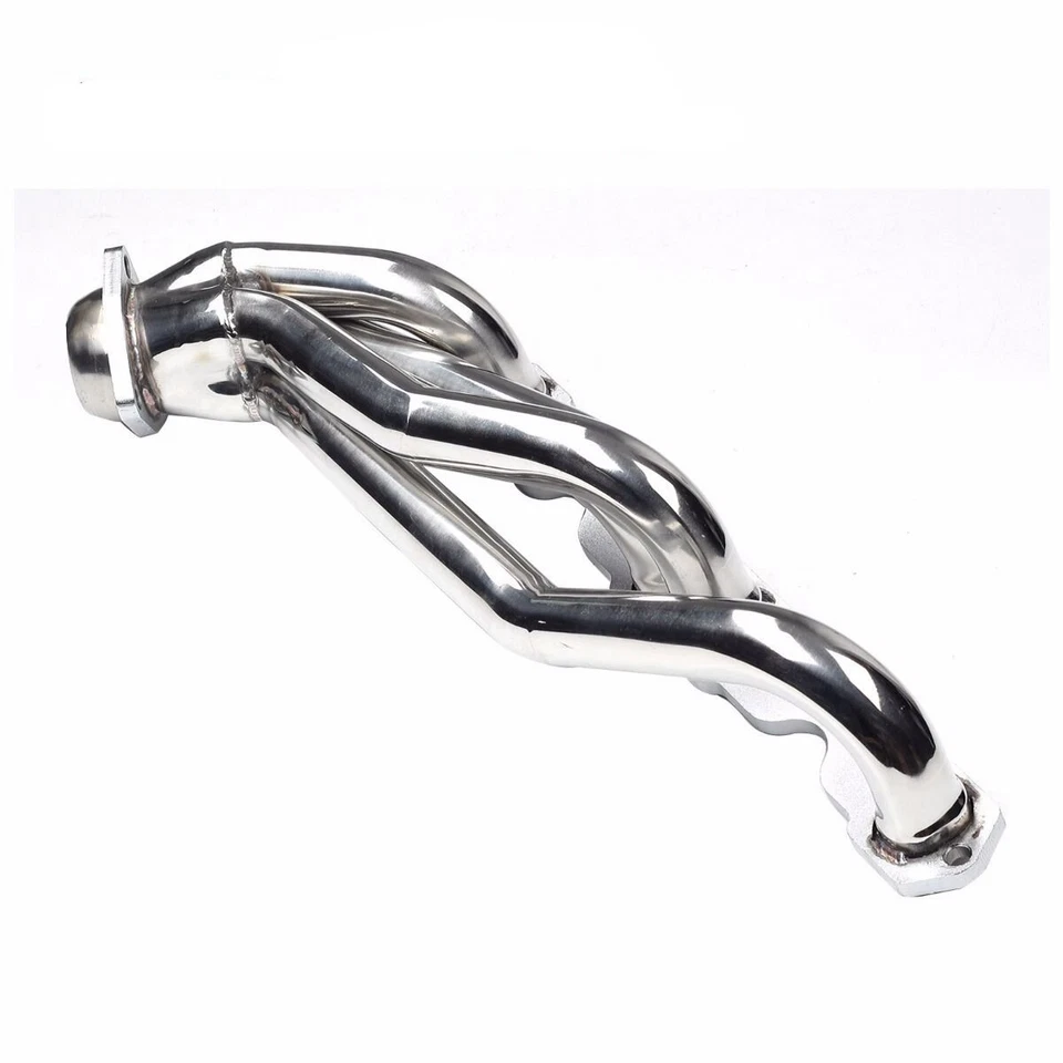 Stainless Turbo Exhaust Header for 88-97 Chevy GMC 5.0/5.7 V8 Pickup Truck/Suv - Image 3 of 4