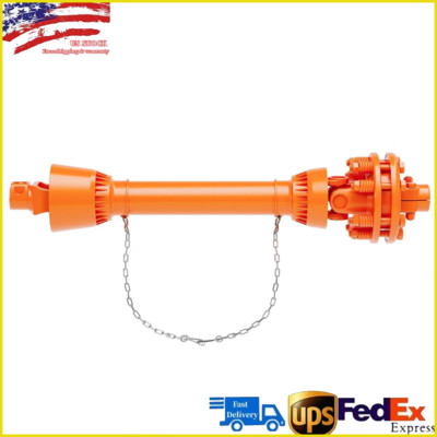 1-3/8'' PTO Drive Shaft with Slip Clutch 43'' - 57'' 6 Spline Both Ends PTO Shaft