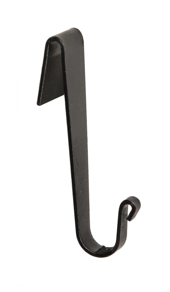 ACCESORIO DE COCINA UTENSILIOS ESTANTE PARA OLLAS Barra de hierro forjado martillado 4 ganchos de desplazamiento EE. UU. Foto 4 de 4