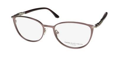 NEW DANA BUCHMAN MARIGOLD EYEGLASS FRAME METAL & PLASTIC FULL-RIM CAT EYE