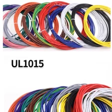 UL1015 Electronic Wire 600V Tinned Copper Stranded PVC Cable 8AWG-24AWG 2M/10M