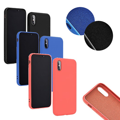 Schutzhülle Back Case Schale Mikrofaser Tasche Cover SILICONE LI ver. Handy 
