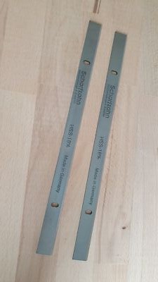 261 x 16,5 x 1,5 mm Für Scheppach HMS 1070 Hobelmesser Ersatzmesser 2st.
