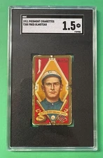 1911 PIEDMONT CIGARETTES T205 FRED OLMSTEAD SGC 1.5 FAIR WHITE SOX