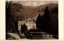 Old postcard Urfttalsperre - Wald-Hotel Gemund GERMANY (914427)