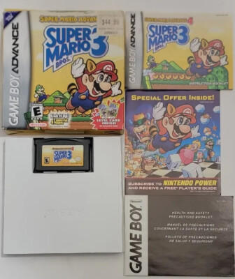 Super Mario Advance 4 Super Mario Bros 3 Nintendo Game Boy Advance GBA