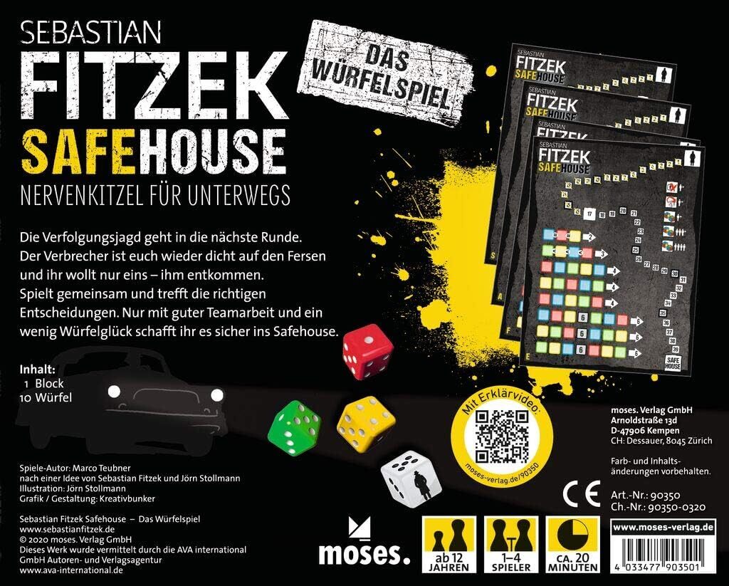 Thumbnail - Moses. Sebastian Fitzek Safehouse - Das Würfelspiel Der
