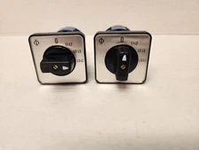 Kraus & Naimer C10 VDE 0660-107 Rotary panel Switch 20 A, 660v, 4 positions