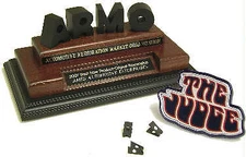 1969-71 GTO JUDGE GLOVE BOX EMBLEM W/CLIPS