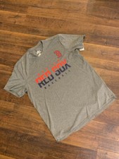BOSTON RED SOX, men's graphic t-shirt, LARGE, gray, New w/tag