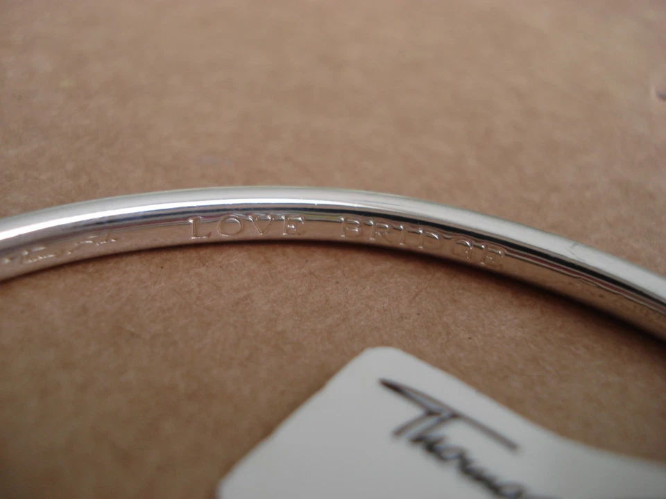 THOMAS SABO Plata Esterlina PUENTE DE AMOR Pulsera con Cuentas de Ágata Blanca Factadas  Foto 3 de 4