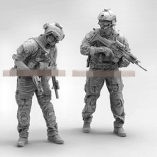 1/35 Scale Modern Special Forces Figures Resin Kit Tactical Operators with Gear