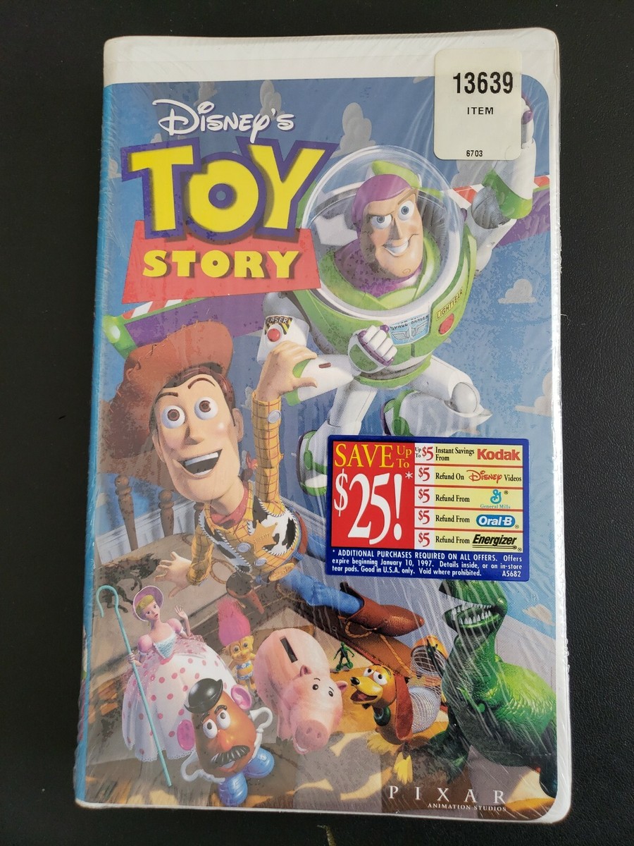 Toy Story (VHS, 1996) # 6703 Walt Disney Pixar Rare Collectible
