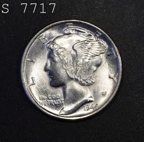 1944-D Mercury Dime "VCH BU FSB" *Free S/H After 1st Item*