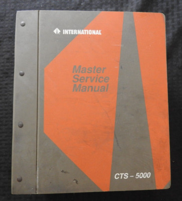 INTERNATIONAL NAVISTAR 2000 3000 4000 5000 7000 8000 9000 SERIES TRUCK SV MANUAL