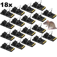 18X Mausefalle MäUsefalle Falle Schlagfalle Tierfalle Maus MäUse Nagetiere M-609