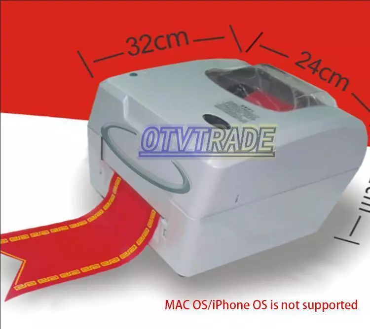 1PCS S108B THERMAL TRANSFER RIBBON PRINTER Ribbon machine 110 220V