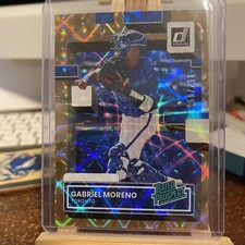 2022 Donruss Baseball Rated Prospects Gabriel Moreno #/999 Toronto Blue Jays RC