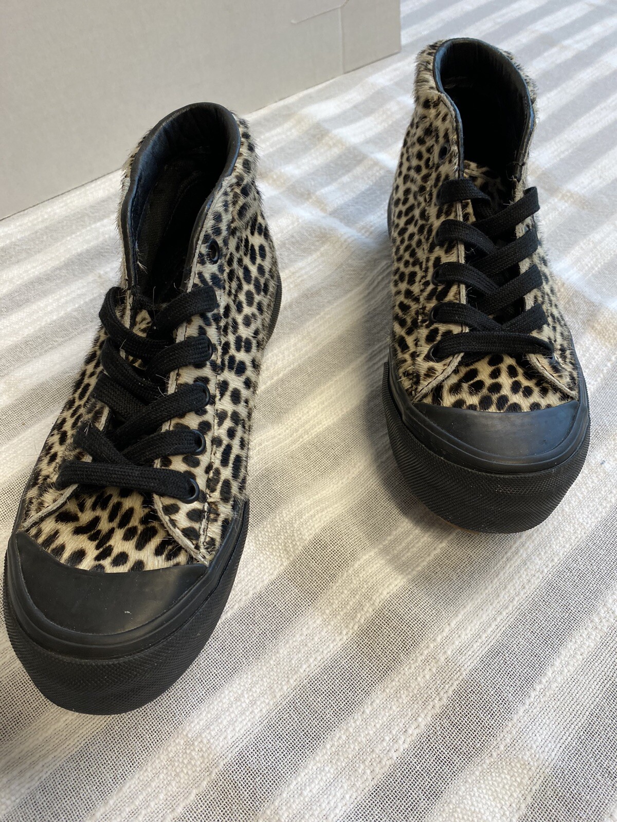 Stampa leopardata capelli pony Vans Vault. Nuovo senza etichette. 3 5 da uomo e 5 da donna