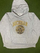 80s Michigan Wolverines - Vintage University Hoodie XL 