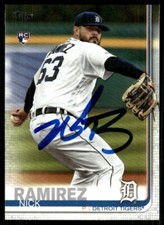 2020 Topps NICK RAMIREZ Signed Card autograph auto TIGERS YANKEES DODGERS