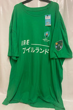 Rugby World Cup Japan 2019 Ireland Official Rugby T-shirt IRFU Green 3XL NWT