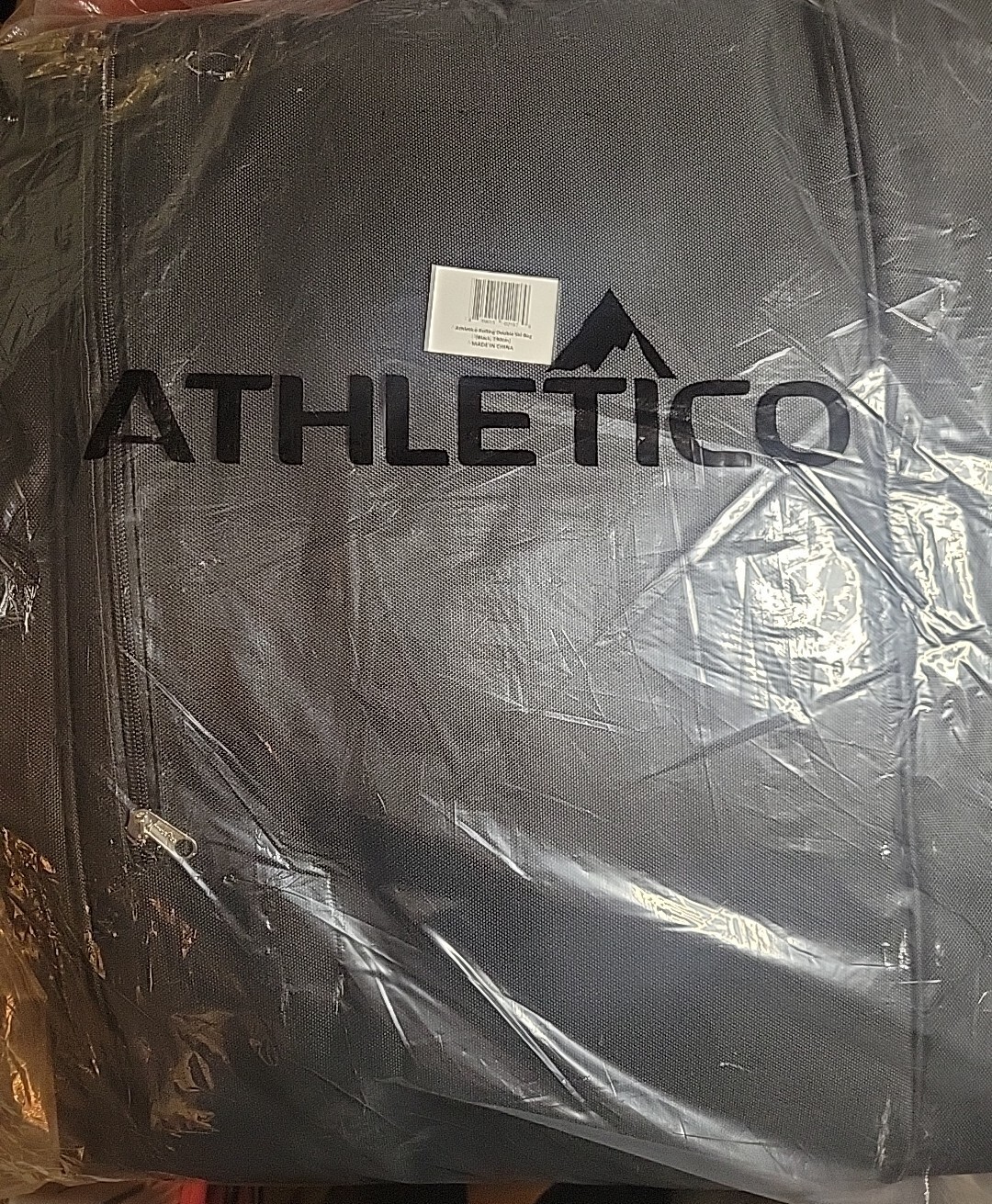 Athletico Rolling Double Ski Bag Padded Ski Bag with Wheels for Air