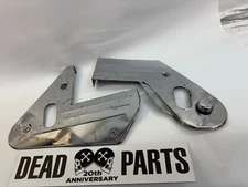 Harley Shovelhead FLH Electraglide chrome transmission oil tank side covers