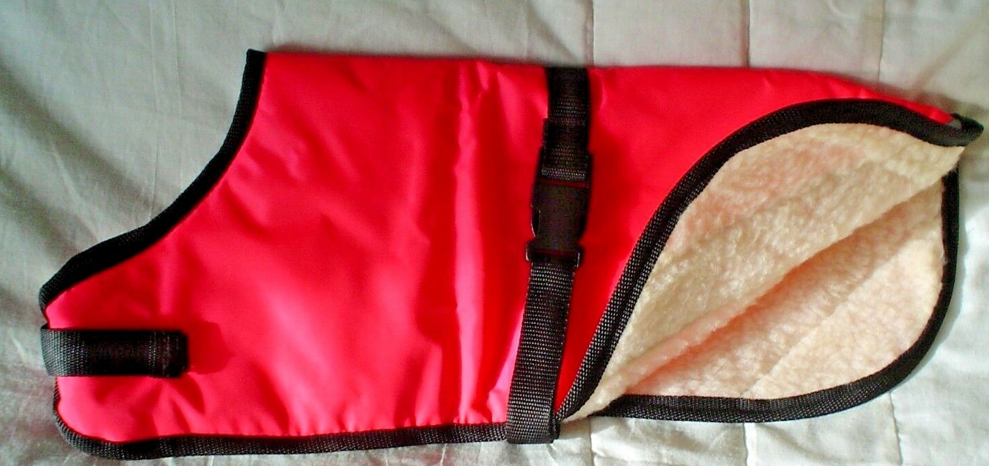 Pink Waterproof dog coat 16" eBay