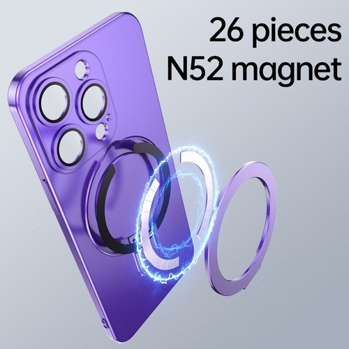 Funda rígida con soporte magnético Magsafe para Apple iPhone 16 15 14 Pro Max 13 12 - Imagen 2 de 15