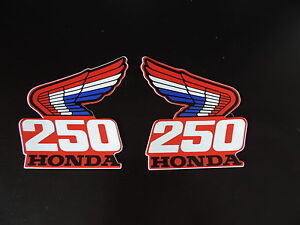 Stickers Vintage HONDA 250 CR 1987