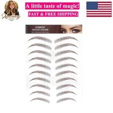 Eyebrow Transfers, Eyebrow Sticker Eyebrow Transfer Stickers Temporary Eyebro...