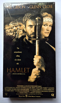 Hamlet (VHS, 1991)Mel Gibson Glenn Close Brand New Sealed