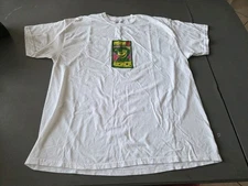 Large Travis Scott 2021 Astroworld White Scare Bear Shirt