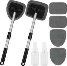 Windshield Cleaner Tool, Car Interior Window Cleaning Tool, Car Wash kit with 4