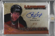 2016-17 Leaf Ultimate Signatures 9/12 Phil Housley #US-PH1 Auto HOF 0a3