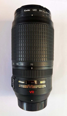 Nikon AF-S NIKKOR 70-300mm f/4,5-5,6G ED VR Zoomobjektiv Nikon AF