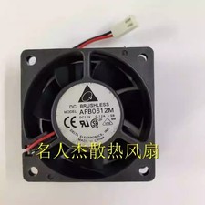 DELTA AFB0612M 6025 12V 0.12A 6CM 2-Pin Dual Ball Bearing Silent Cooling Fan